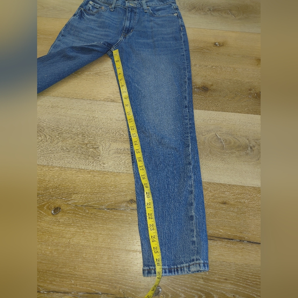 Aeropostale Women's Straight Leg Blue Jeans Mom Jean Sz 4 - Picture 7 of 12